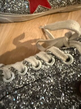 Golden Goose Women’s Superstar ‘Glitter Star’ Size 8 US